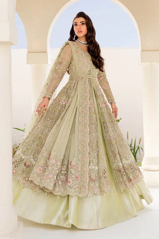 Maria B. Couture Mint Green MC - 901 ( Big This 11.11! Get FLAT 50% OFF) - Aarrzo