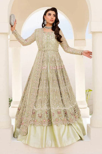 Maria B. Couture Mint Green MC - 901 ( Big This 11.11! Get FLAT 50% OFF) - Aarrzo