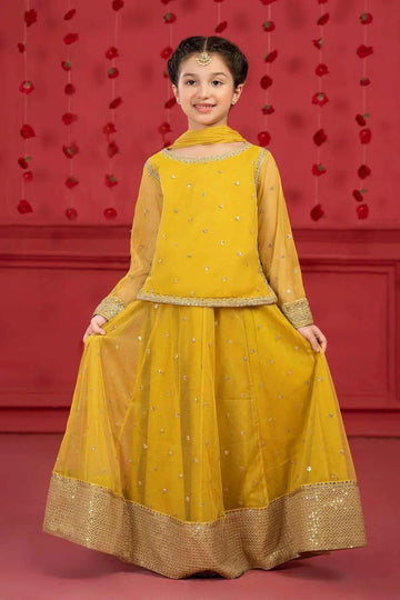 Pakistan and Indian mehndi dress for kids - Aarrzo