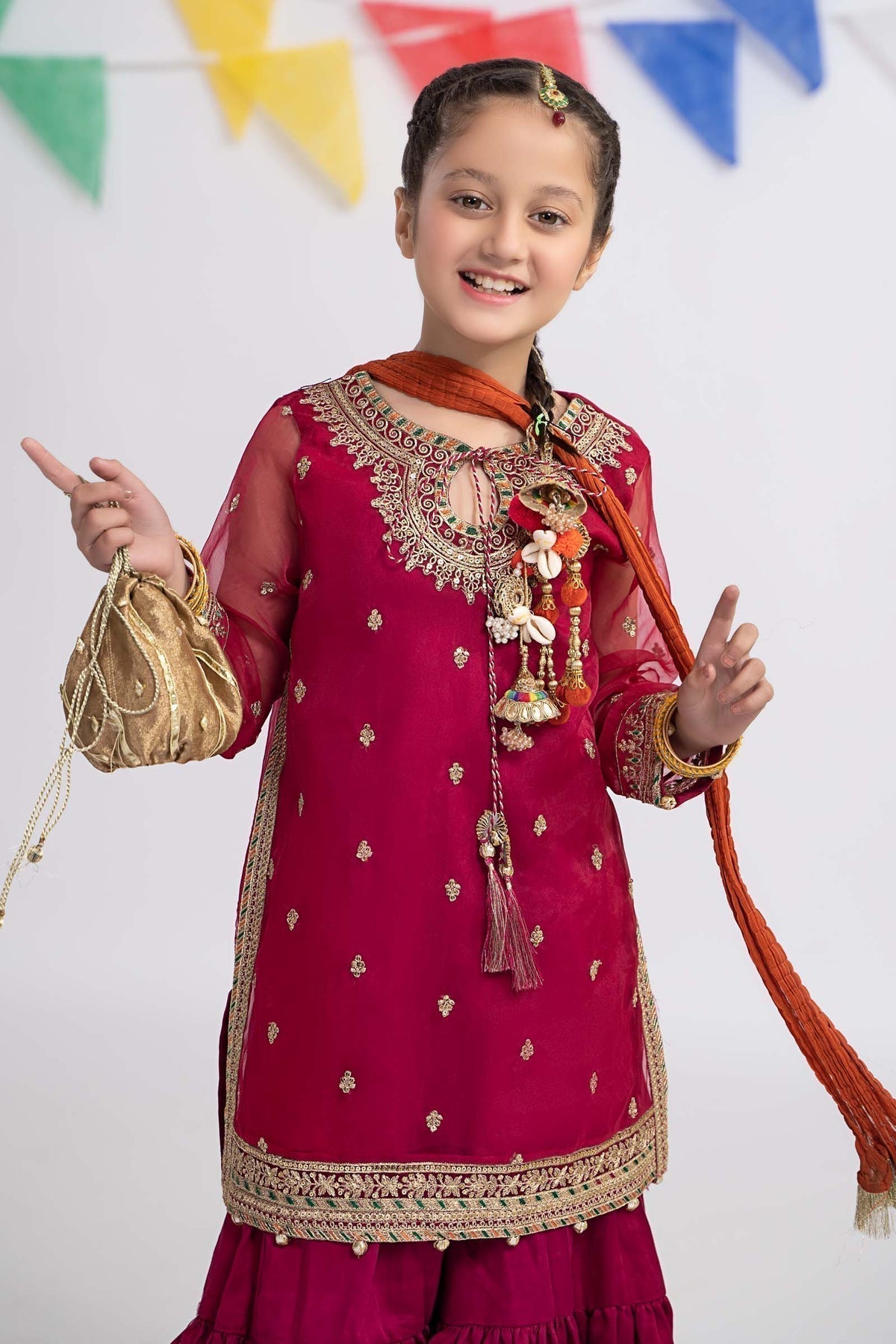 Pakistan and Indian wedding dress for kids. - Aarrzo