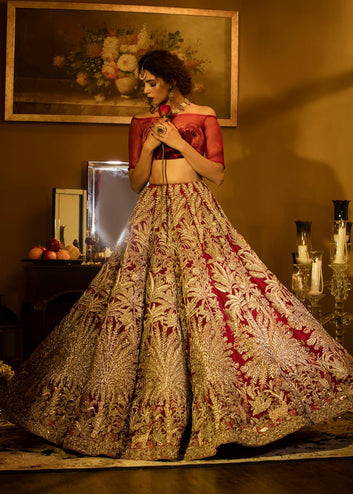 Wild Rose Indian wedding dress 2024